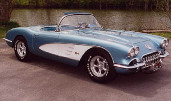 1959 Corvette in Crown Sapphire